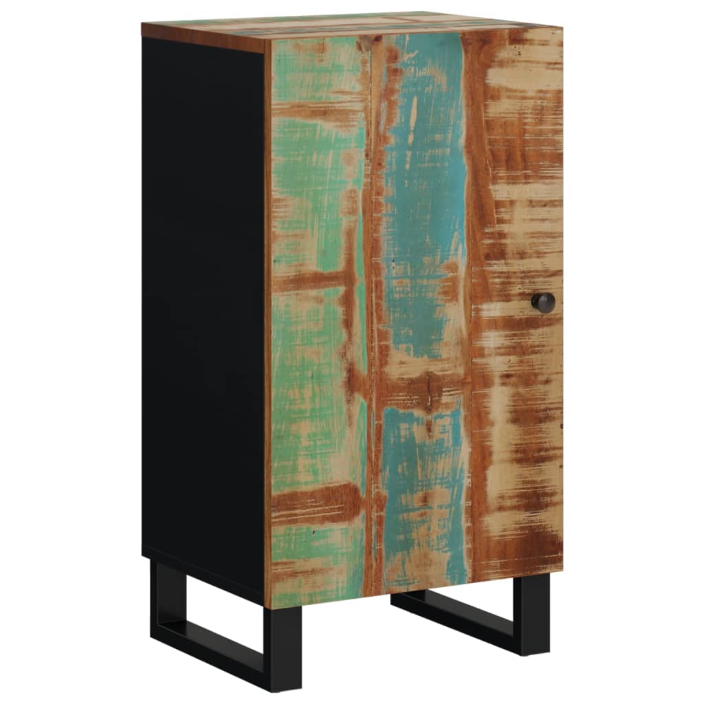 Sideboard With Door 40X31X75 Cm Solid Wood Reclaimed