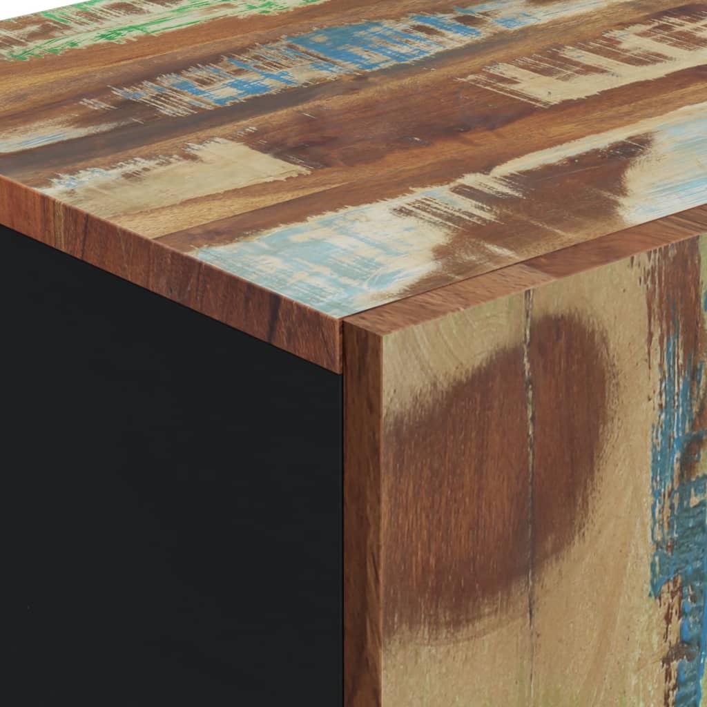 Sideboard With Door 40X31X75 Cm Solid Wood Reclaimed