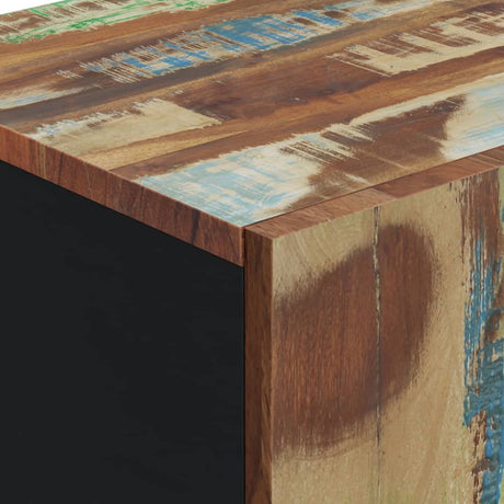 Sideboard With Door 40X31X75 Cm Solid Wood Reclaimed