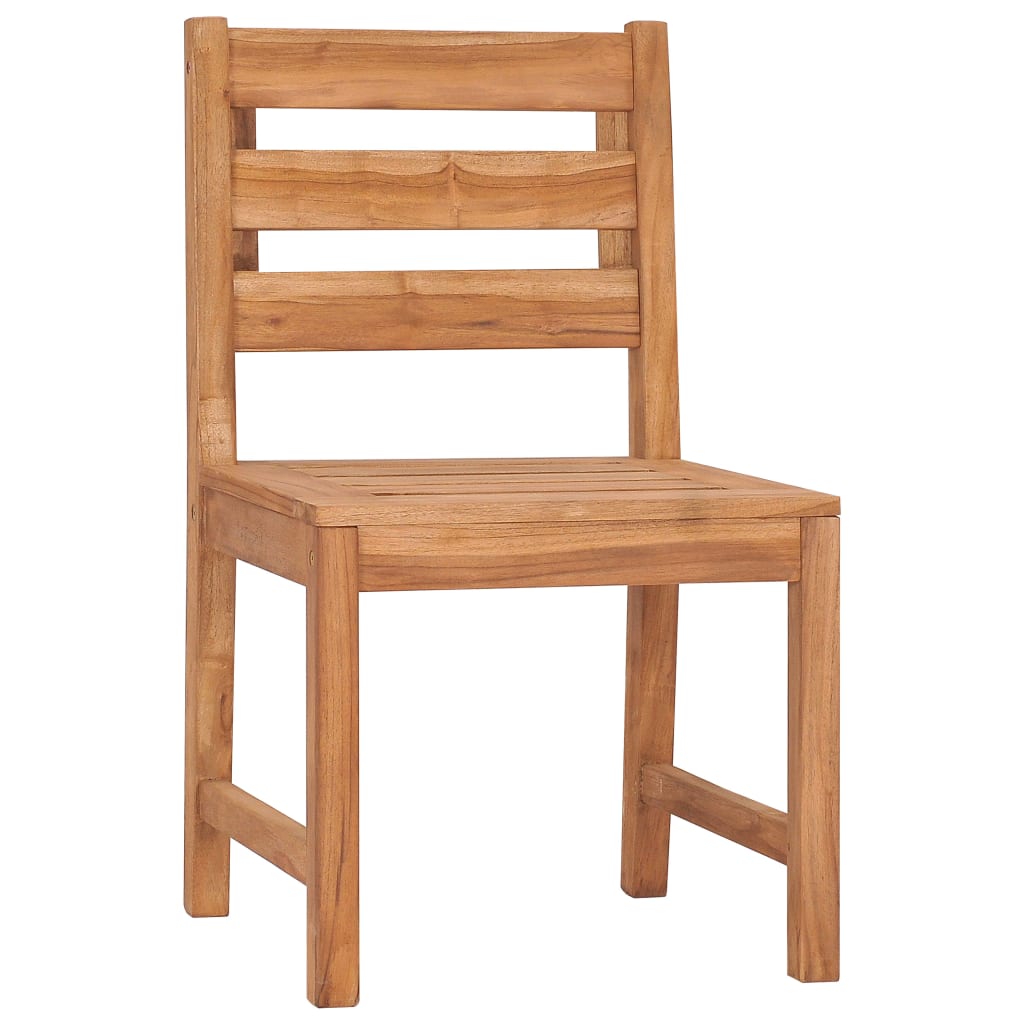 Garden Chairs 6 Pcs Solid Wood Teak