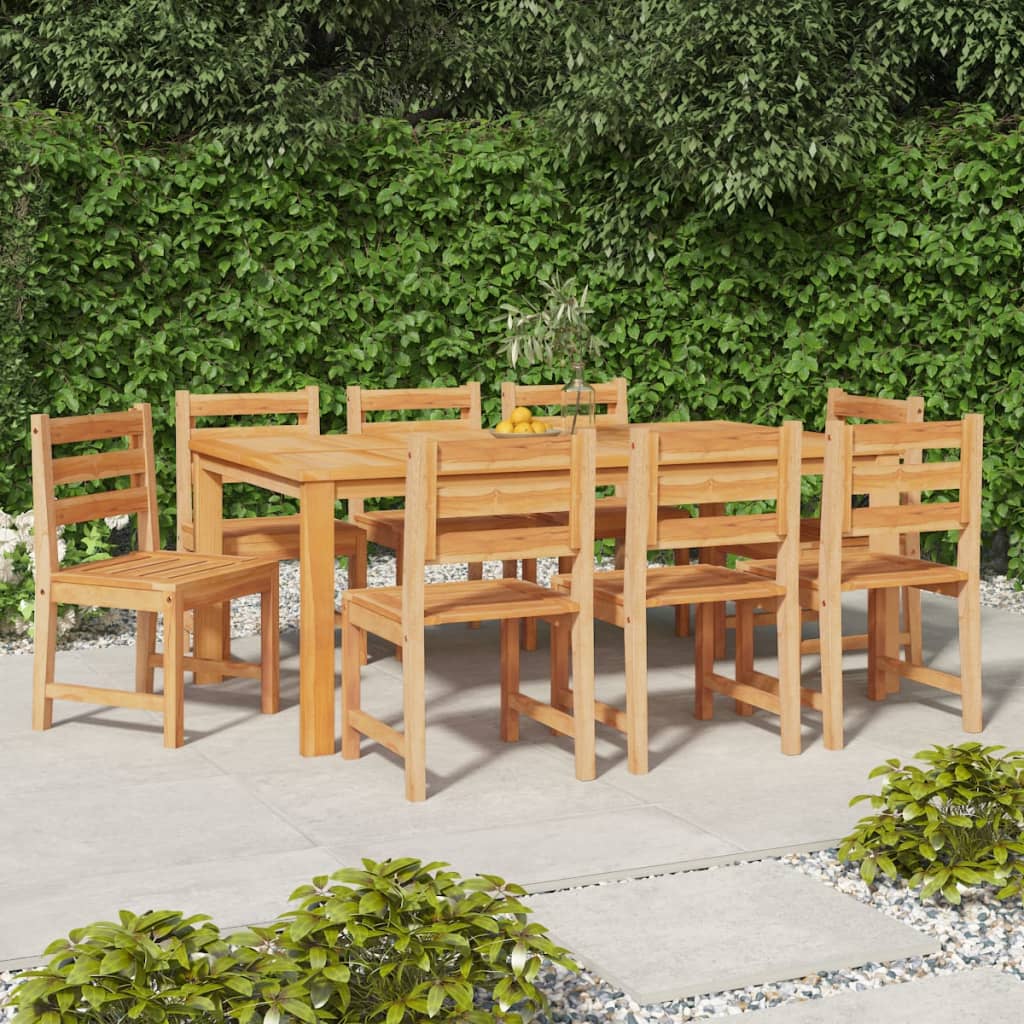 Garden Chairs 6 Pcs Solid Wood Teak