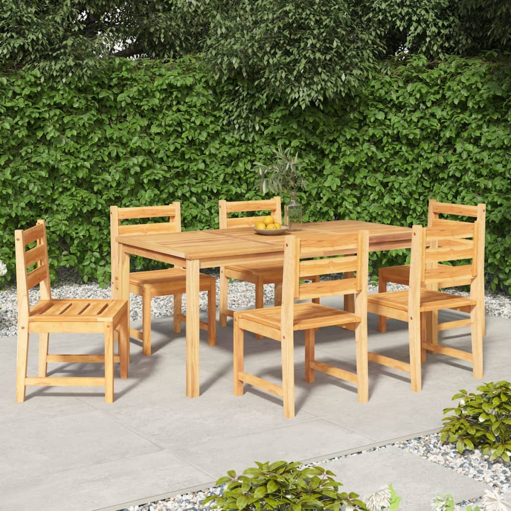 3 Piece Garden Dining Set Solid Wood Teak