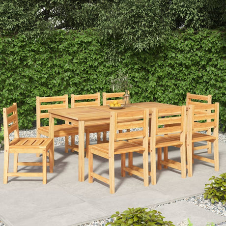 3 Piece Garden Dining Set Solid Wood Teak
