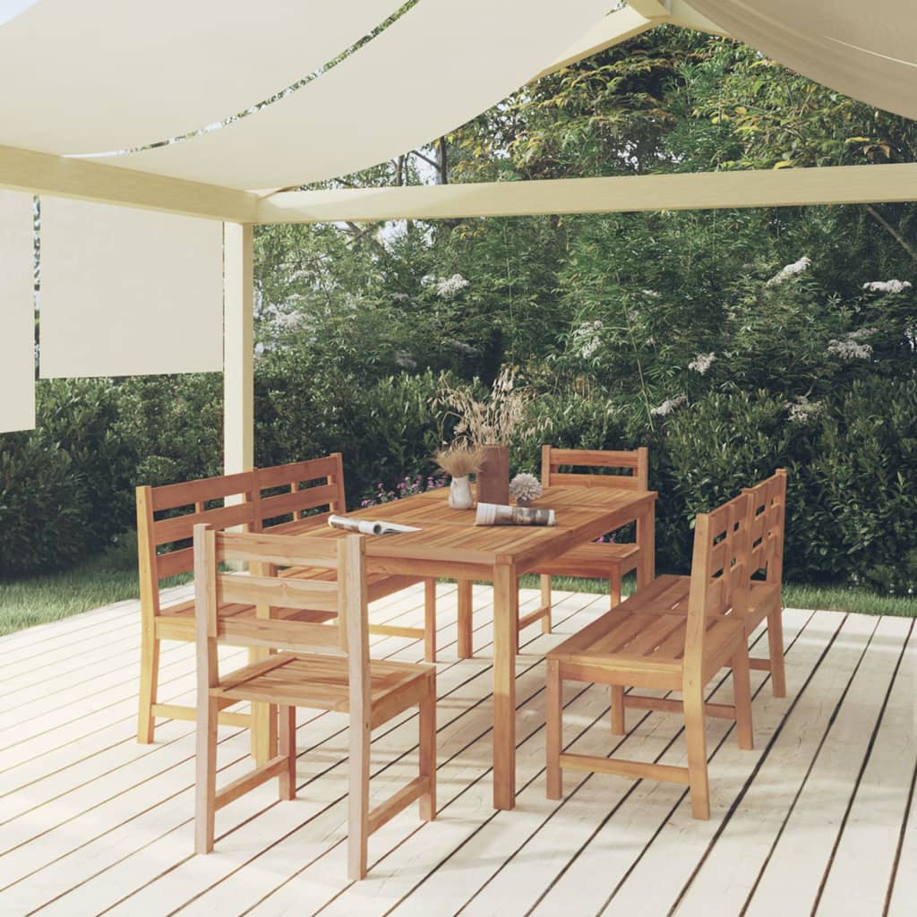 3 Piece Garden Dining Set Solid Wood Teak
