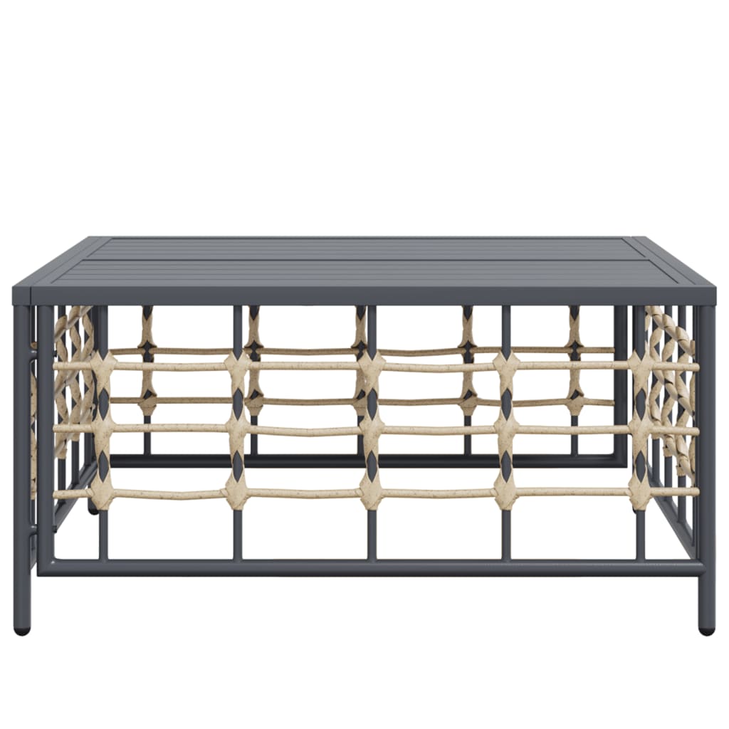 Garden Anthracite 70X70X34 Cm Poly Rattan