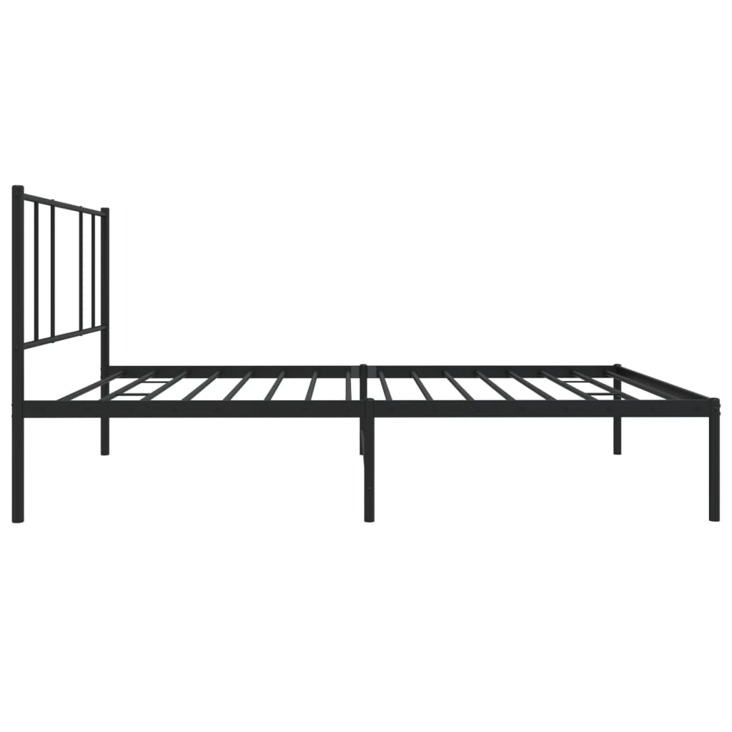 Metal Bed Frame Without Mattress 90X190Cm