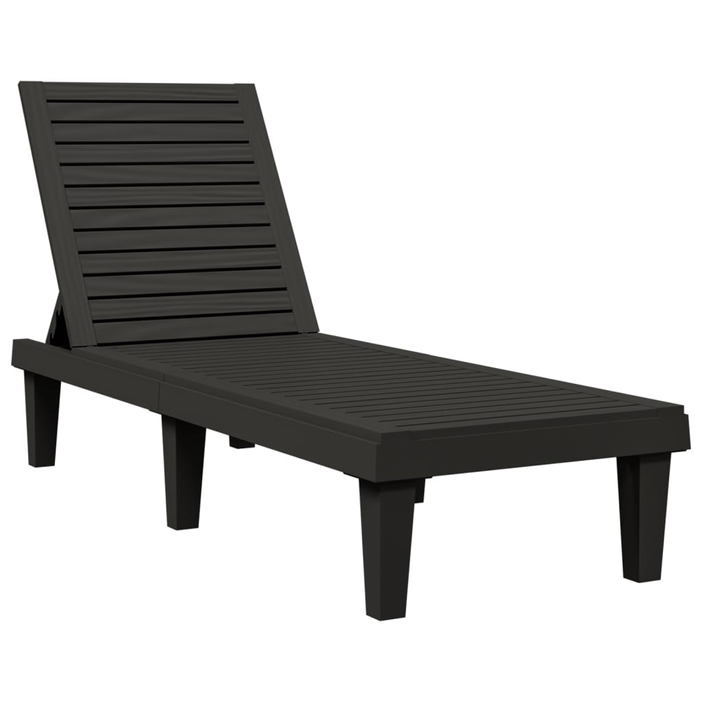 Sun Lounger 155X58X83 Cm Polypropylene