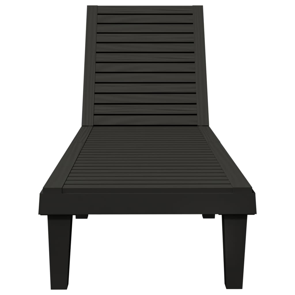 Sun Lounger 155X58X83 Cm Polypropylene