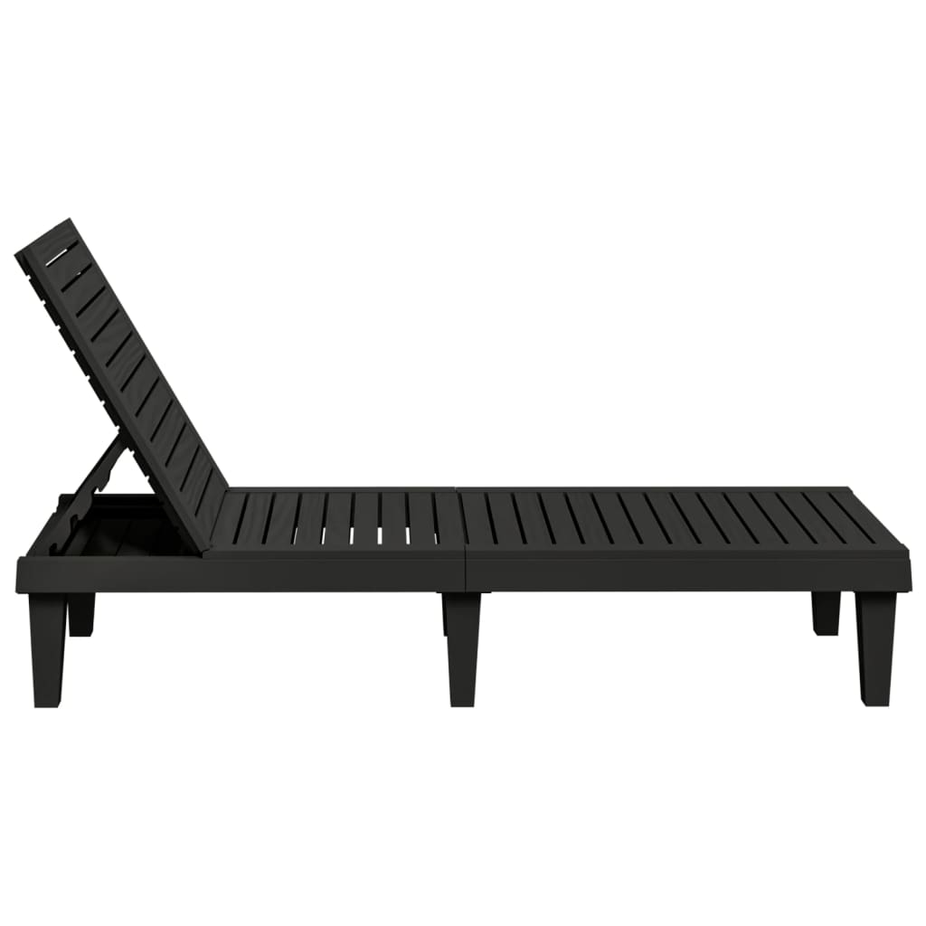 Sun Lounger 155X58X83 Cm Polypropylene