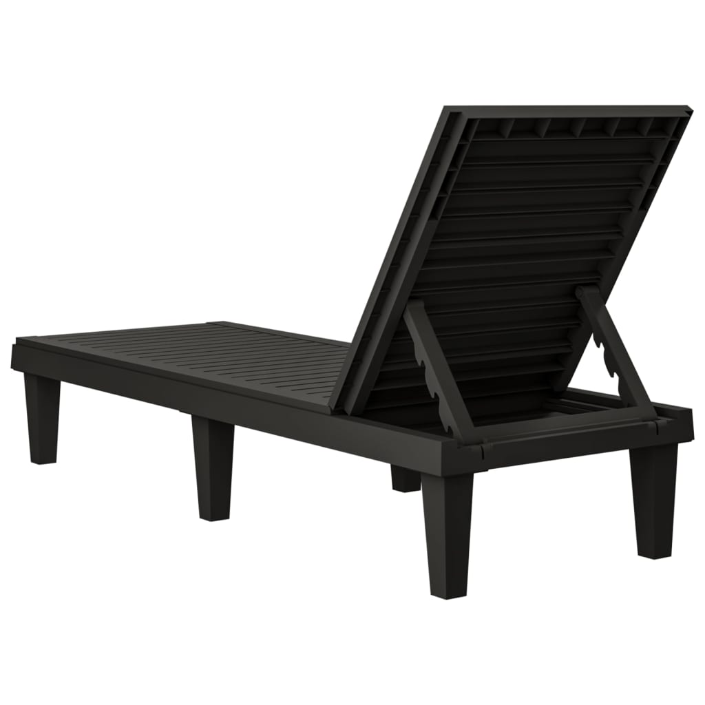 Sun Lounger 155X58X83 Cm Polypropylene