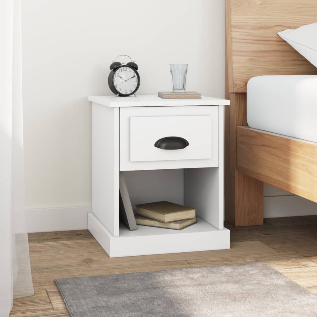 Bedside Cabinet 39X39X47.5 Cm Engineered Wood