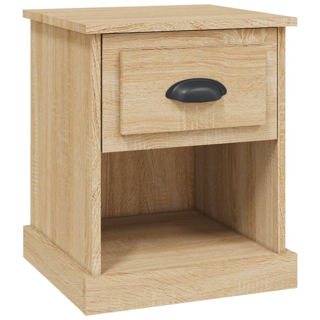Bedside Cabinet 39X39X47.5 Cm Engineered Wood