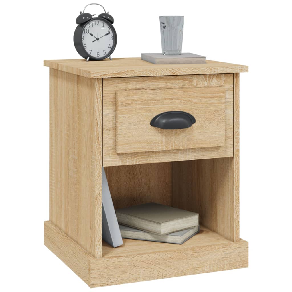 Bedside Cabinet 39X39X47.5 Cm Engineered Wood