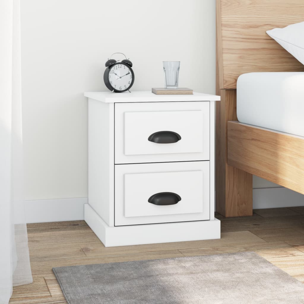Bedside Cabinet 39X39X47.5 Cm Engineered Wood