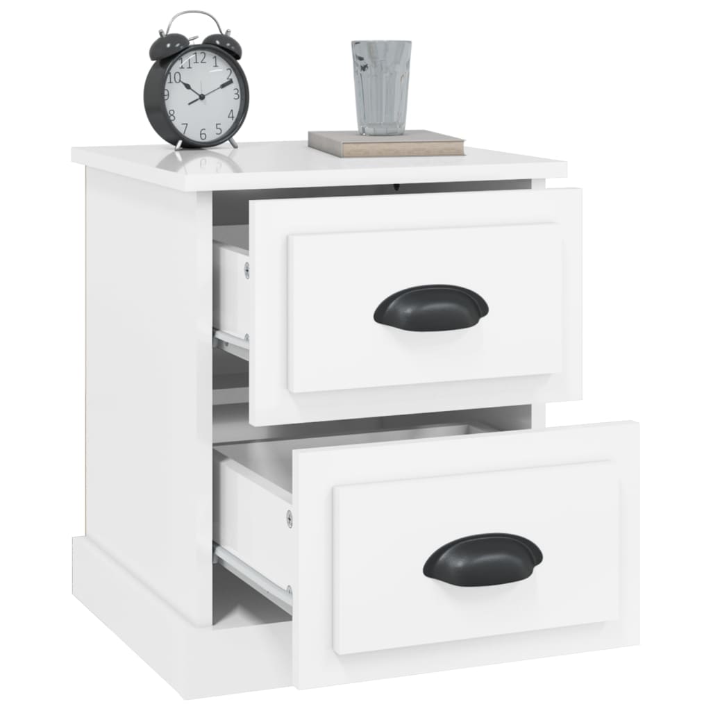 Bedside Cabinet 39X39X47.5 Cm Engineered Wood