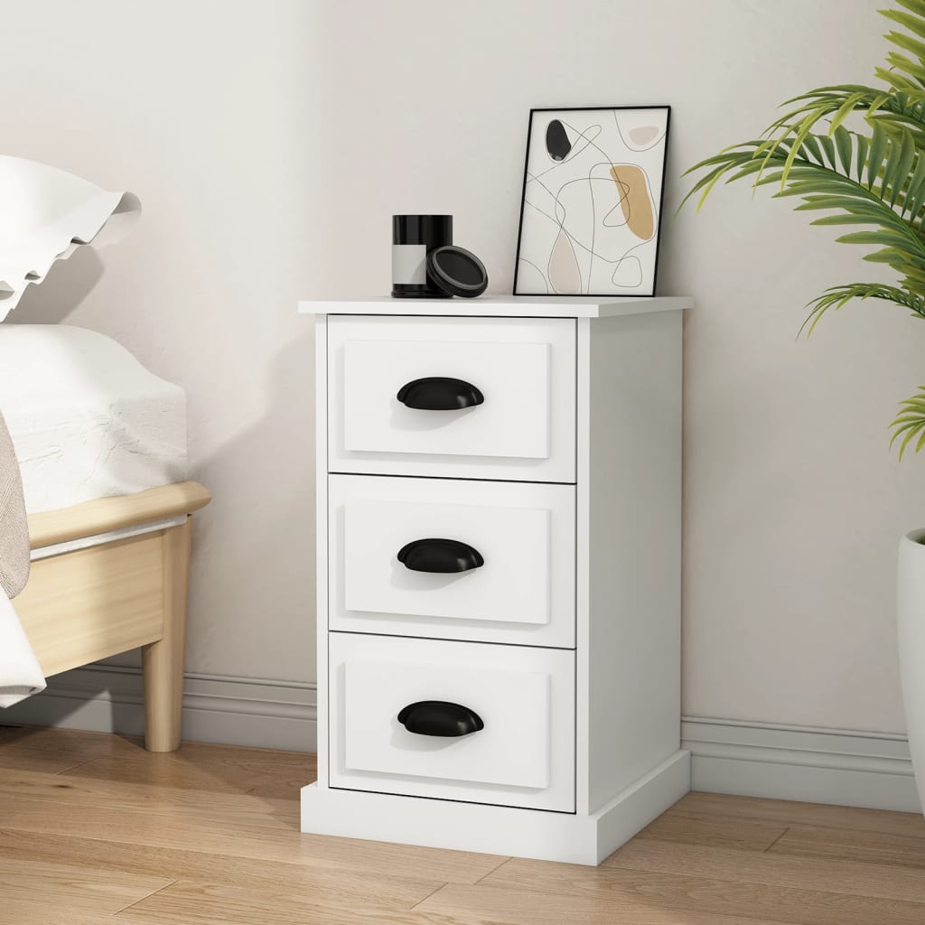 Bedside Cabinet 39X39X67 Cm Engineered Wood