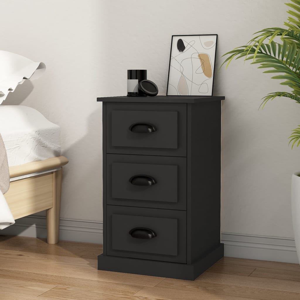Bedside Cabinet 39X39X67 Cm Engineered Wood
