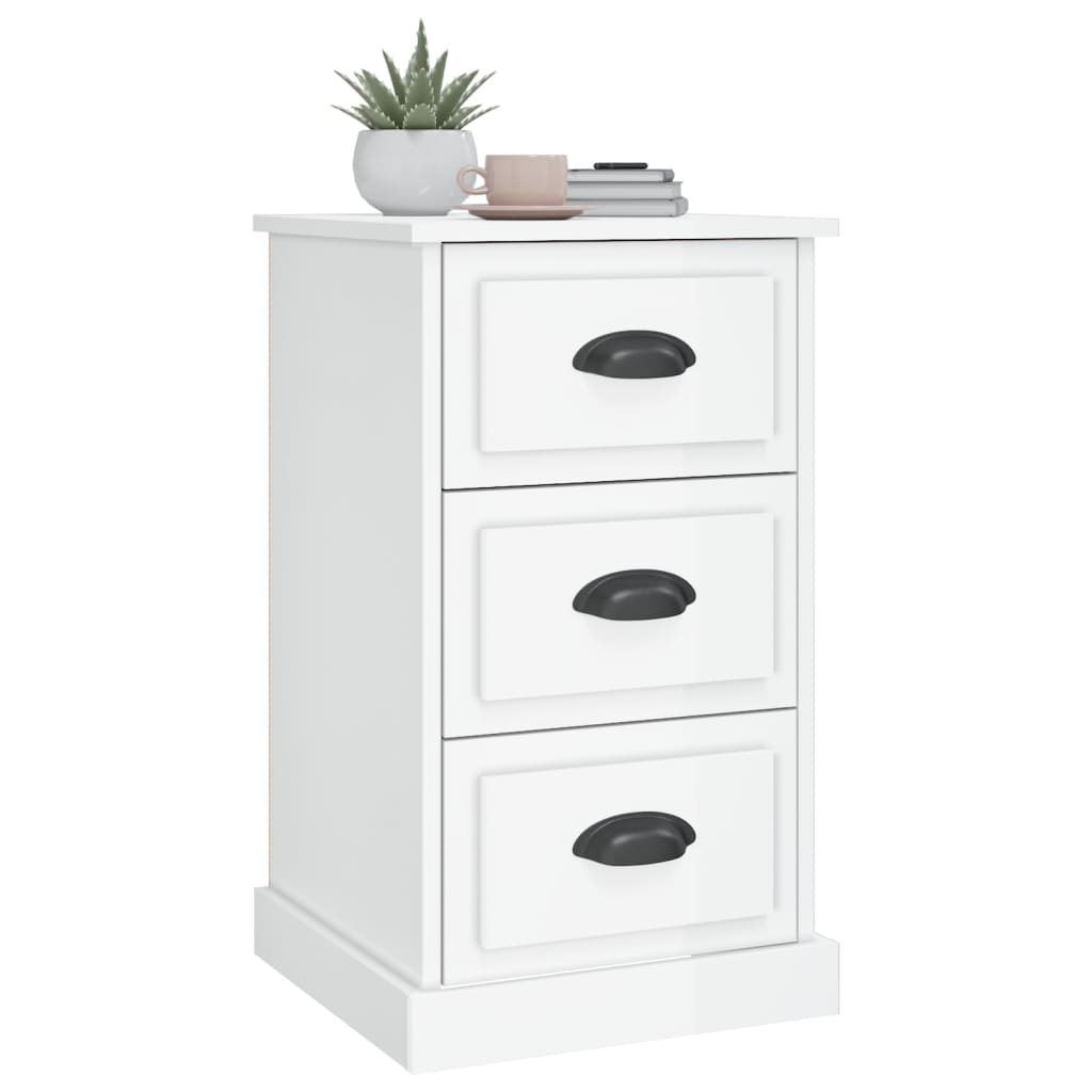 Bedside Cabinet 39X39X67 Cm Engineered Wood