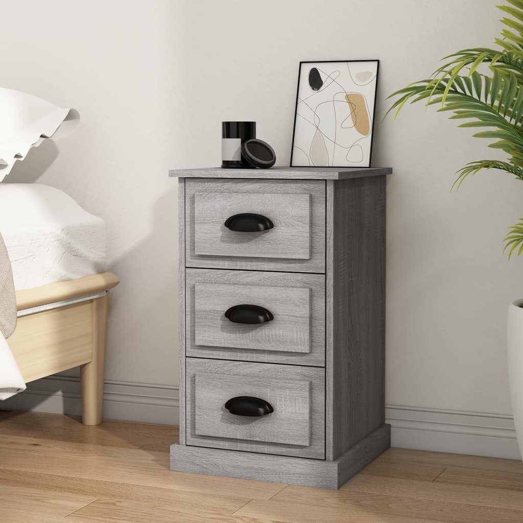 Bedside Cabinet 39X39X67 Cm Engineered Wood
