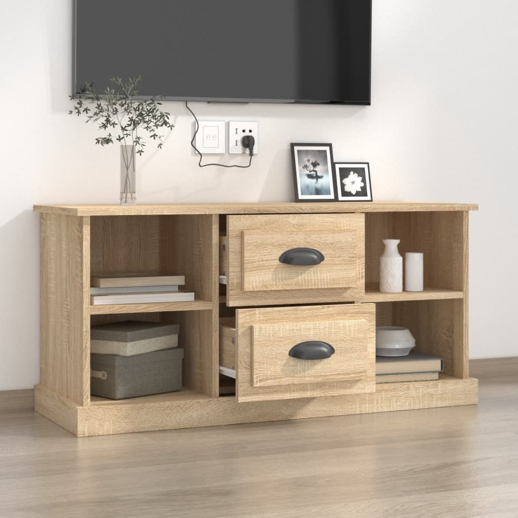 Tv Cabinet 99.5X35.5X48 Cm Engineered Wood