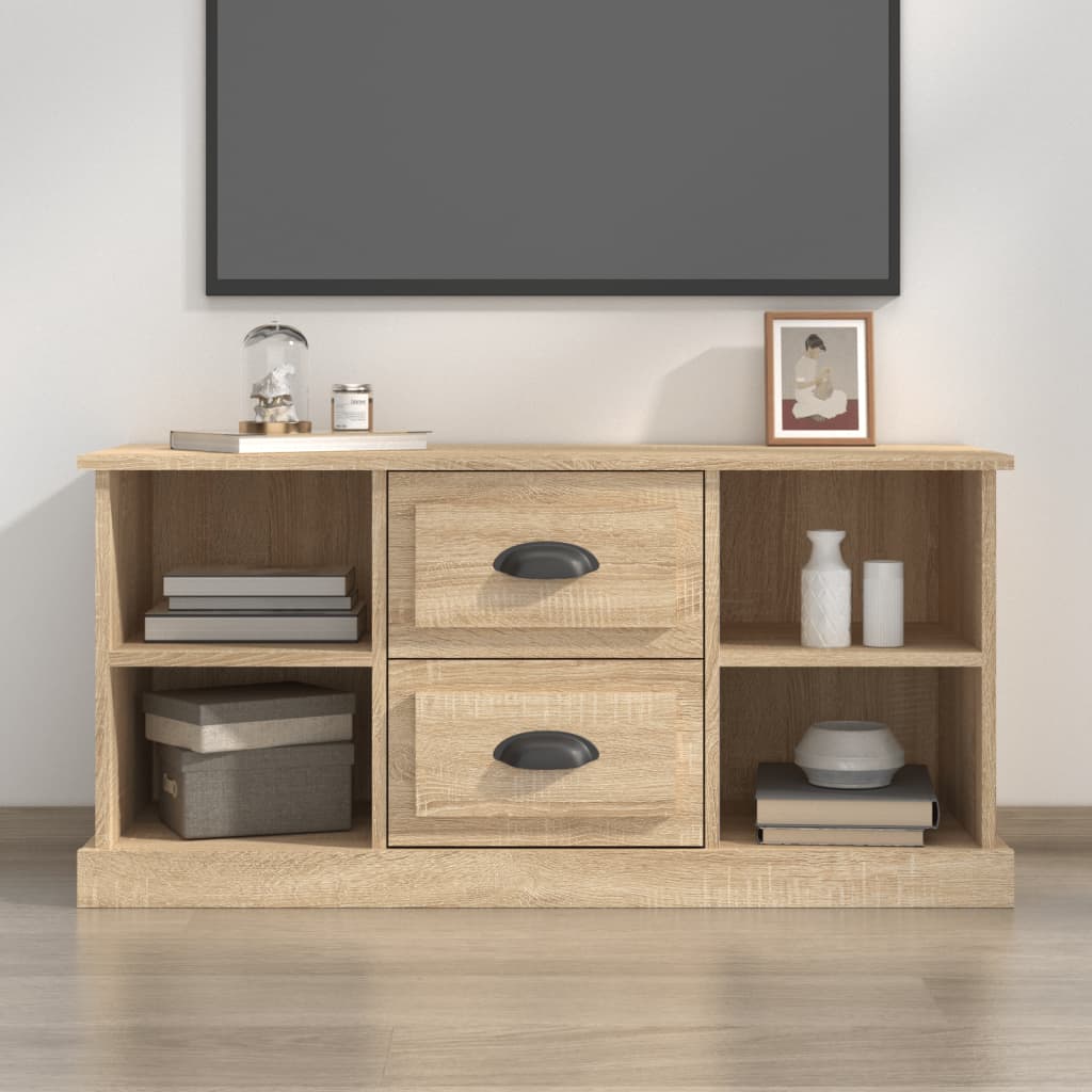 Tv Cabinet 99.5X35.5X48 Cm Engineered Wood