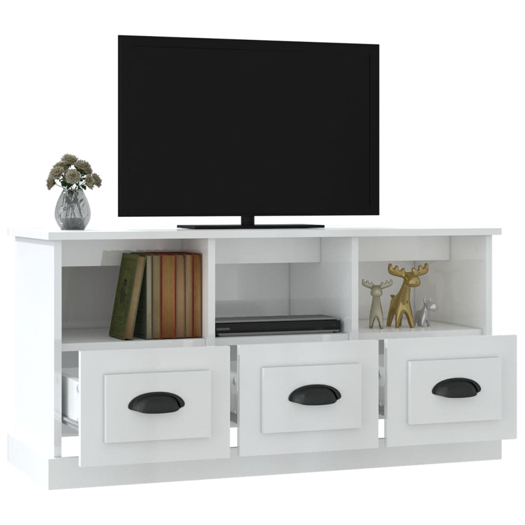 Tv Cabinet 100X35X50 Cm Engineered Wood