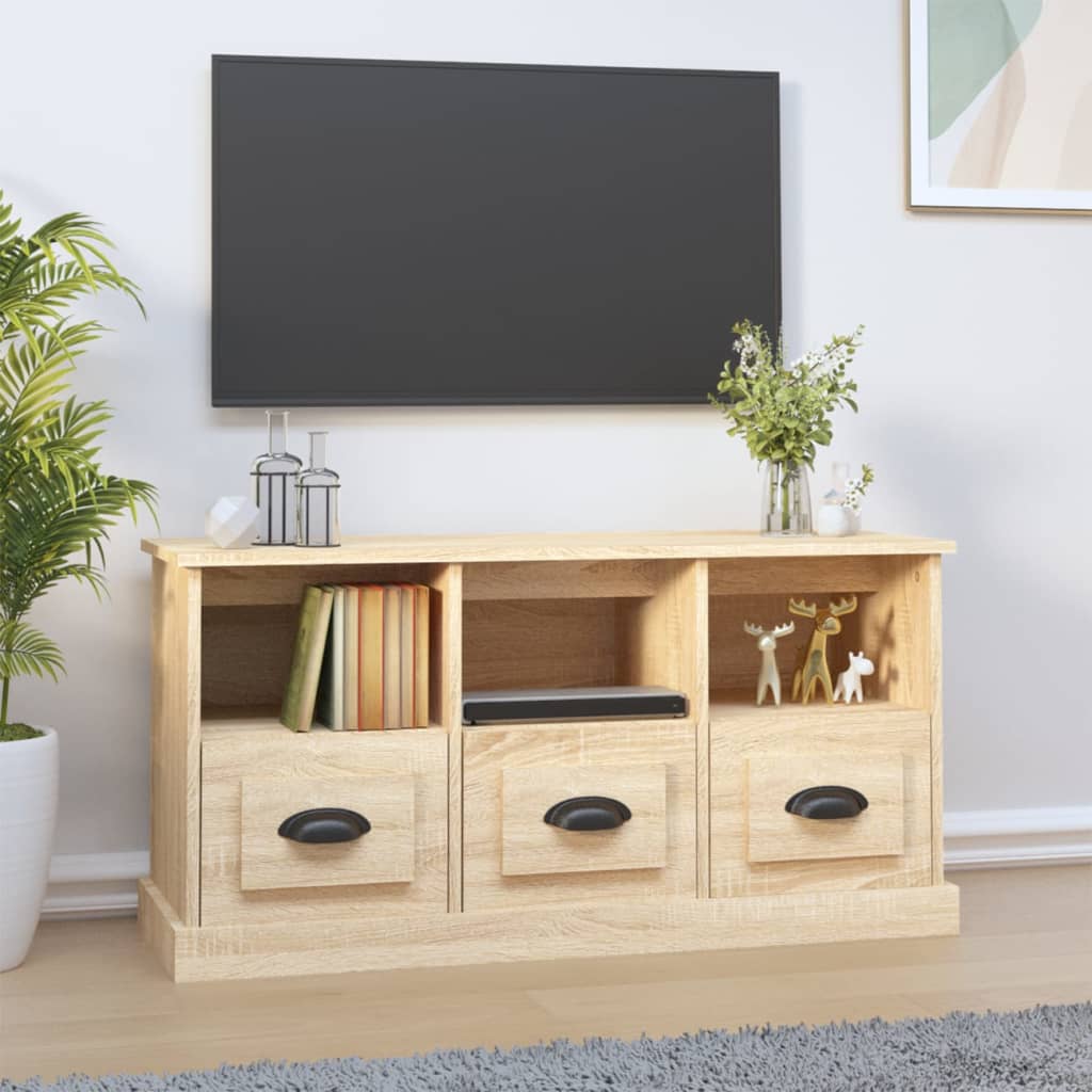 Tv Cabinet 100X35X50 Cm Engineered Wood