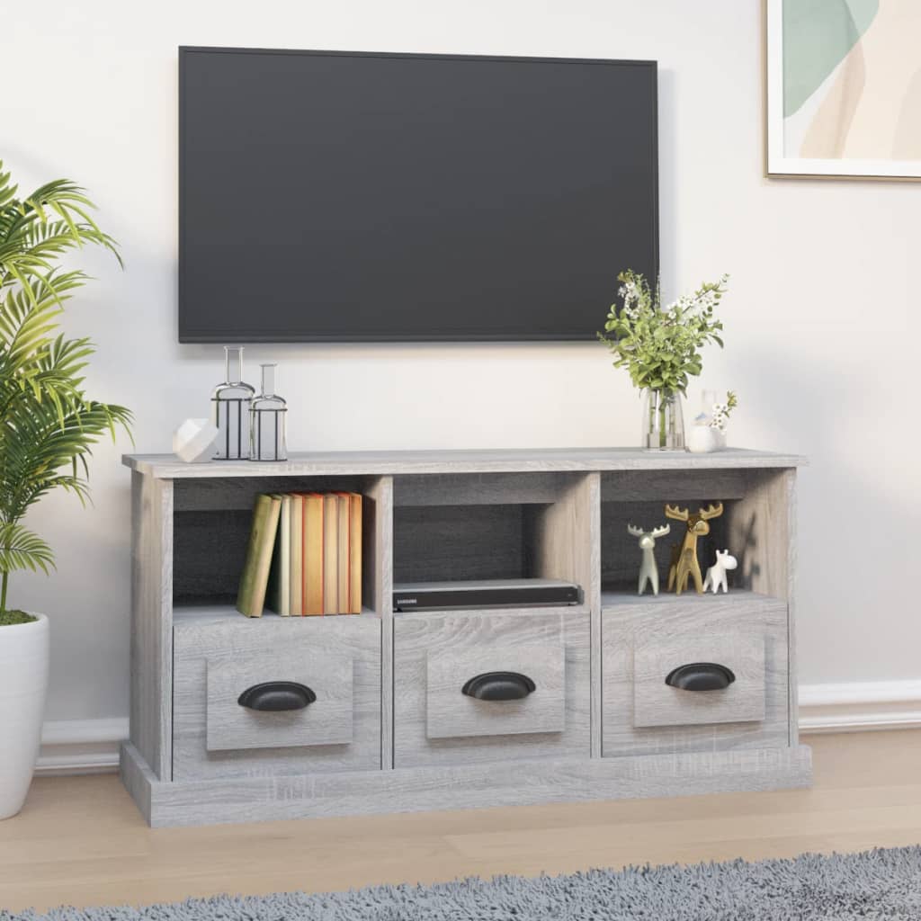 Tv Cabinet 100X35X50 Cm Engineered Wood