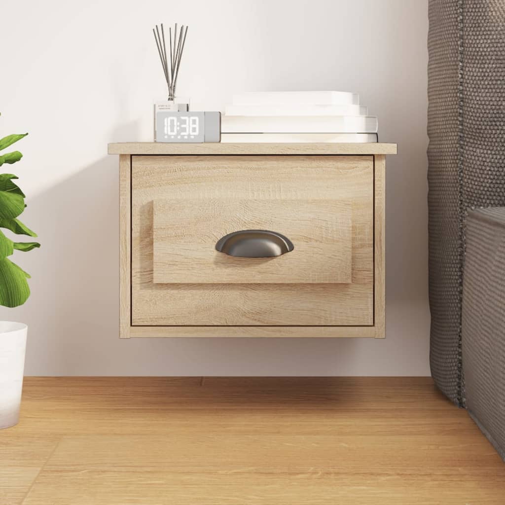 Wall-Mounted Bedside Cabinet 41.5X36X28Cm