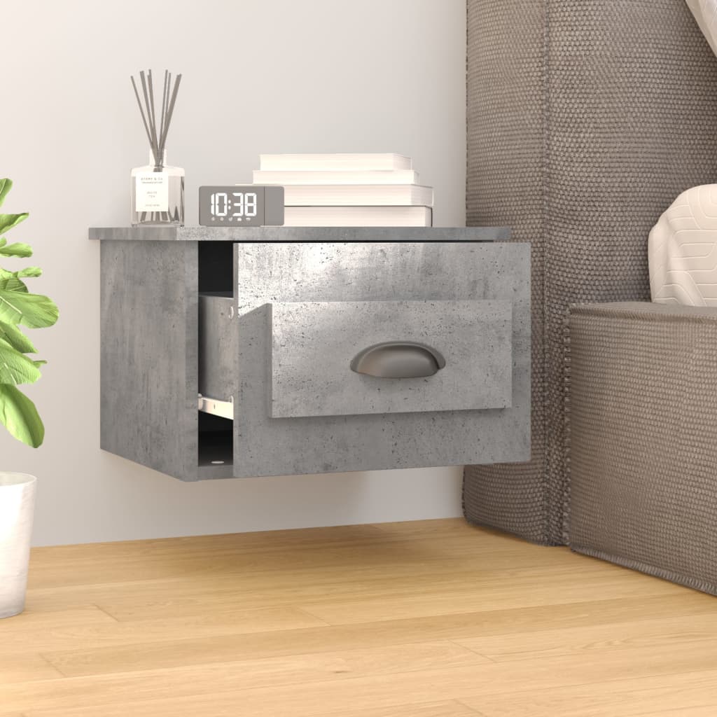 Wall-Mounted Bedside Cabinet 41.5X36X28Cm