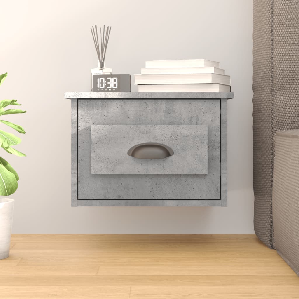 Wall-Mounted Bedside Cabinet 41.5X36X28Cm