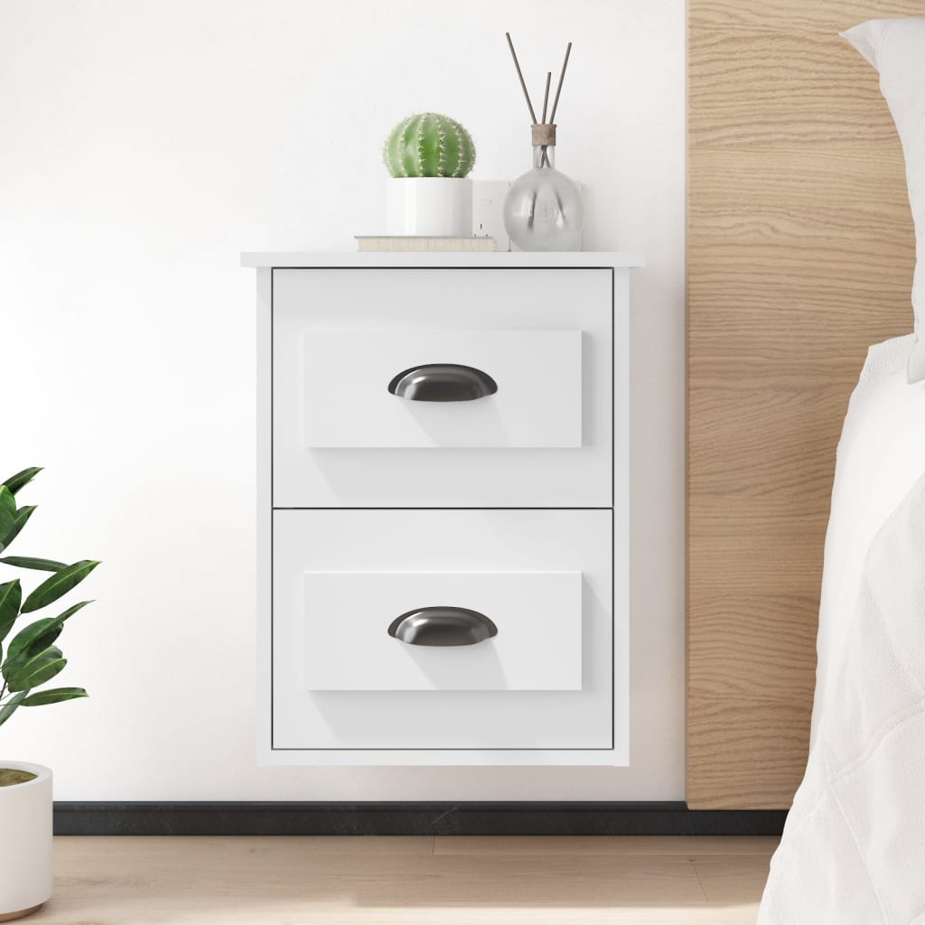 Wall-Mounted Bedside Cabinet 41.5X36X53Cm
