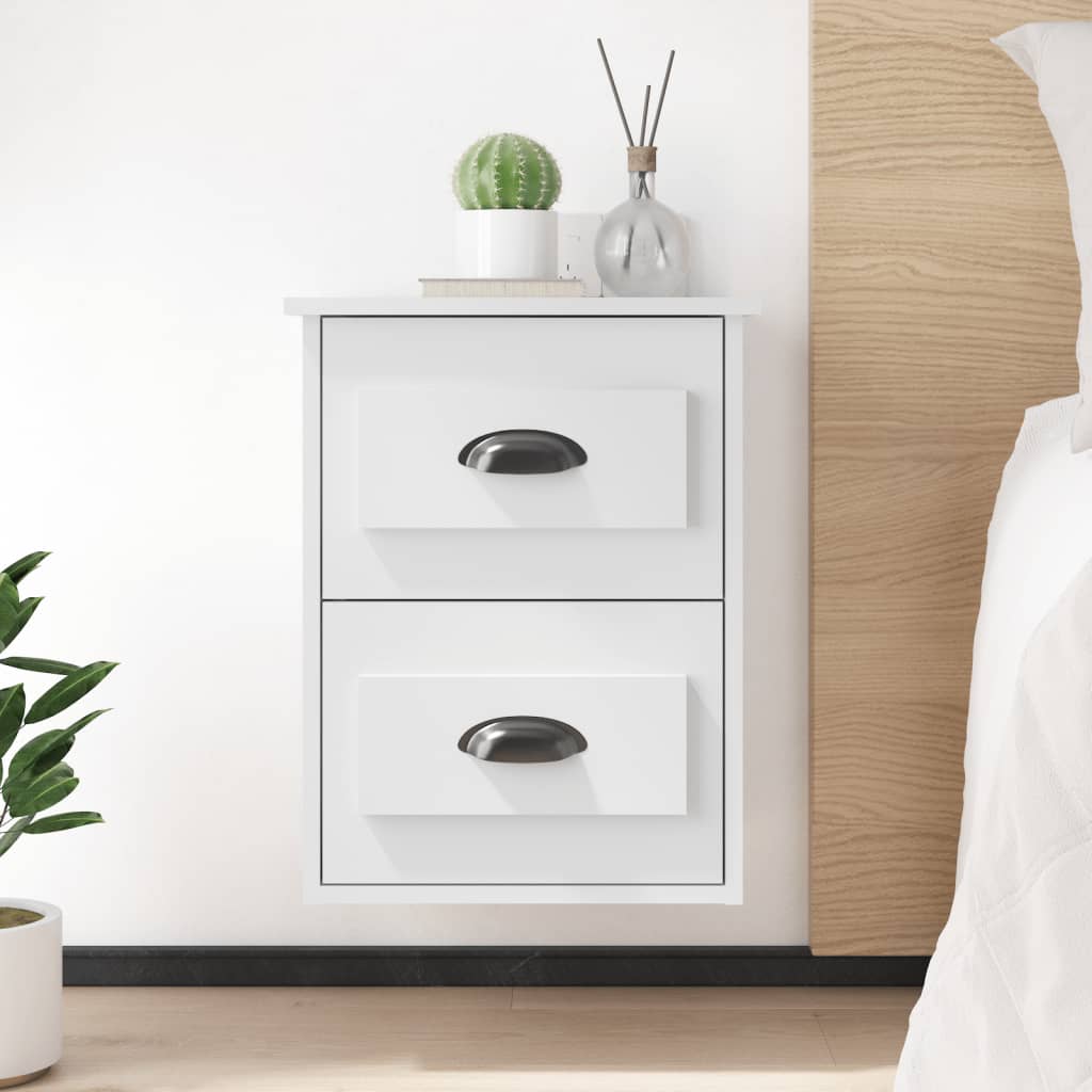 Wall-Mounted Bedside Cabinet 41.5X36X53Cm