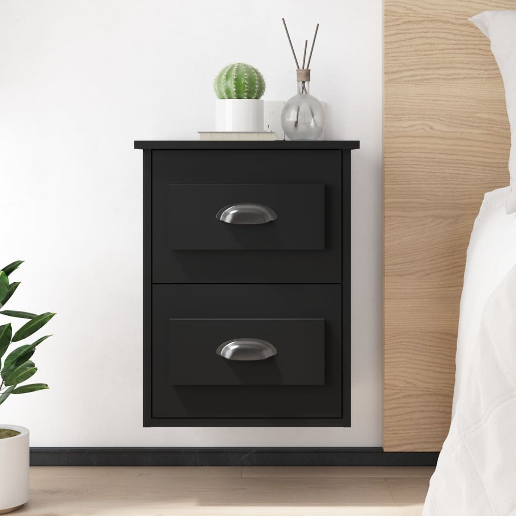 Wall-Mounted Bedside Cabinet 41.5X36X53Cm