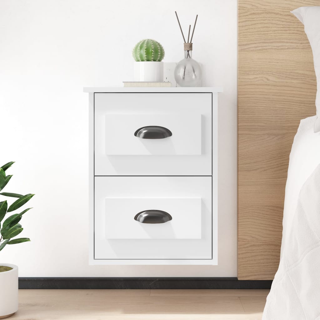 Wall-Mounted Bedside Cabinet 41.5X36X53Cm