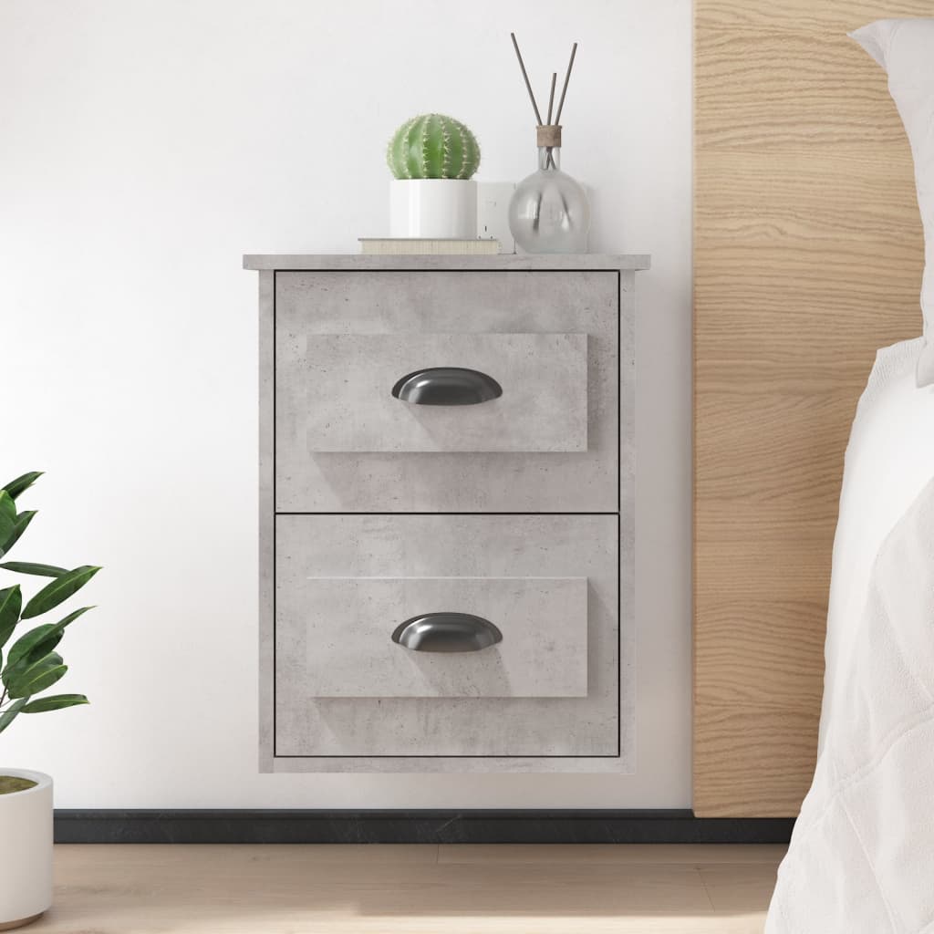 Wall-Mounted Bedside Cabinet 41.5X36X53Cm