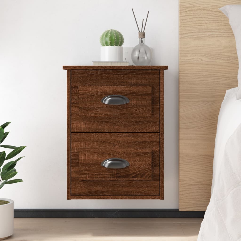 Wall-Mounted Bedside Cabinet 41.5X36X53Cm