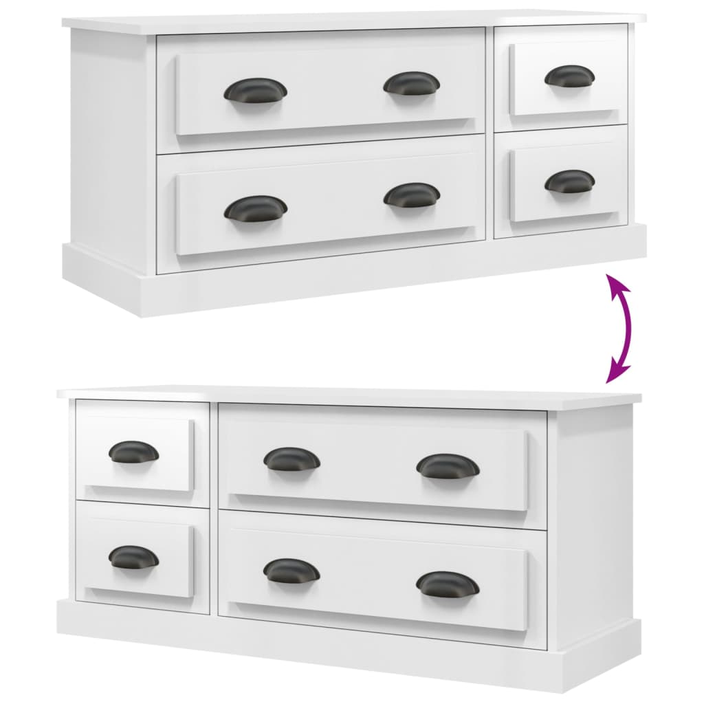 Tv Cabinet 100X35.5X45 Cm Engineered Wood