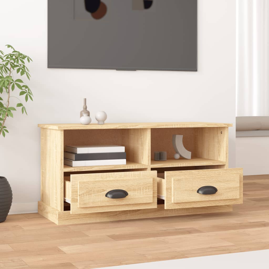 Tv Cabinet 93X35.5X45 Cm Engineered Wood