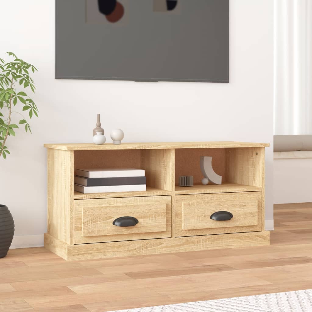 Tv Cabinet 93X35.5X45 Cm Engineered Wood