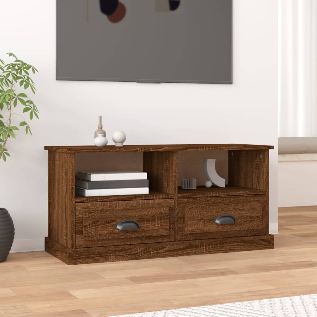 Tv Cabinet 93X35.5X45 Cm Engineered Wood