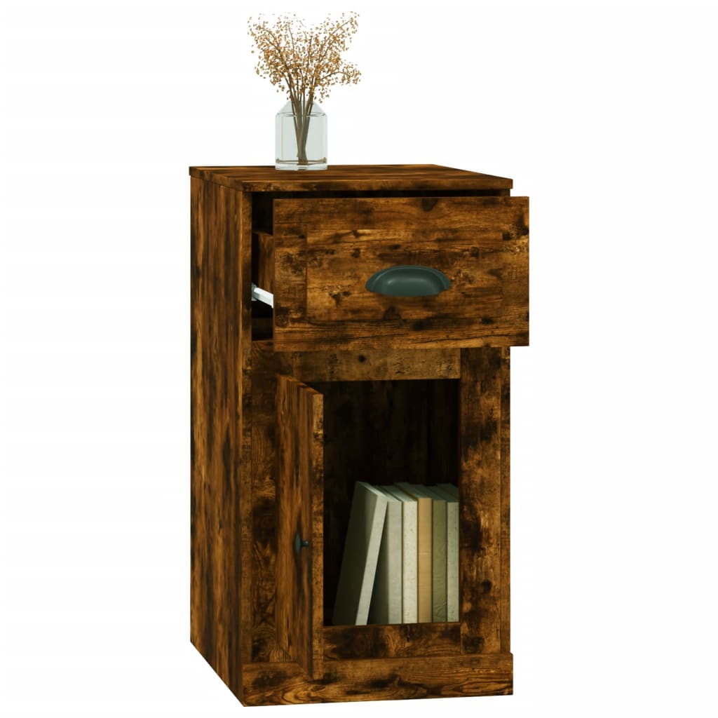 Side Cabinet With Drawer 40X50X75 Cm Engineered Wood