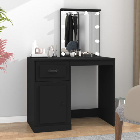 Dressing Table 90X50X132.5 Cm Engineered Wood