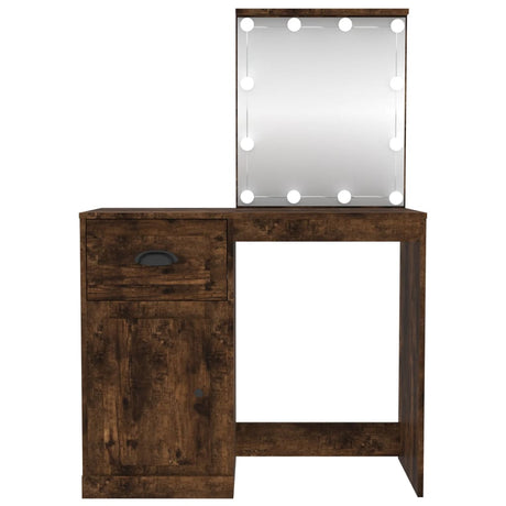 Dressing Table 90X50X132.5 Cm Engineered Wood