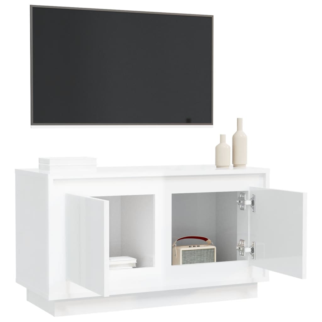 Tv Cabinet 80X35X45 Cm Engineered Wood