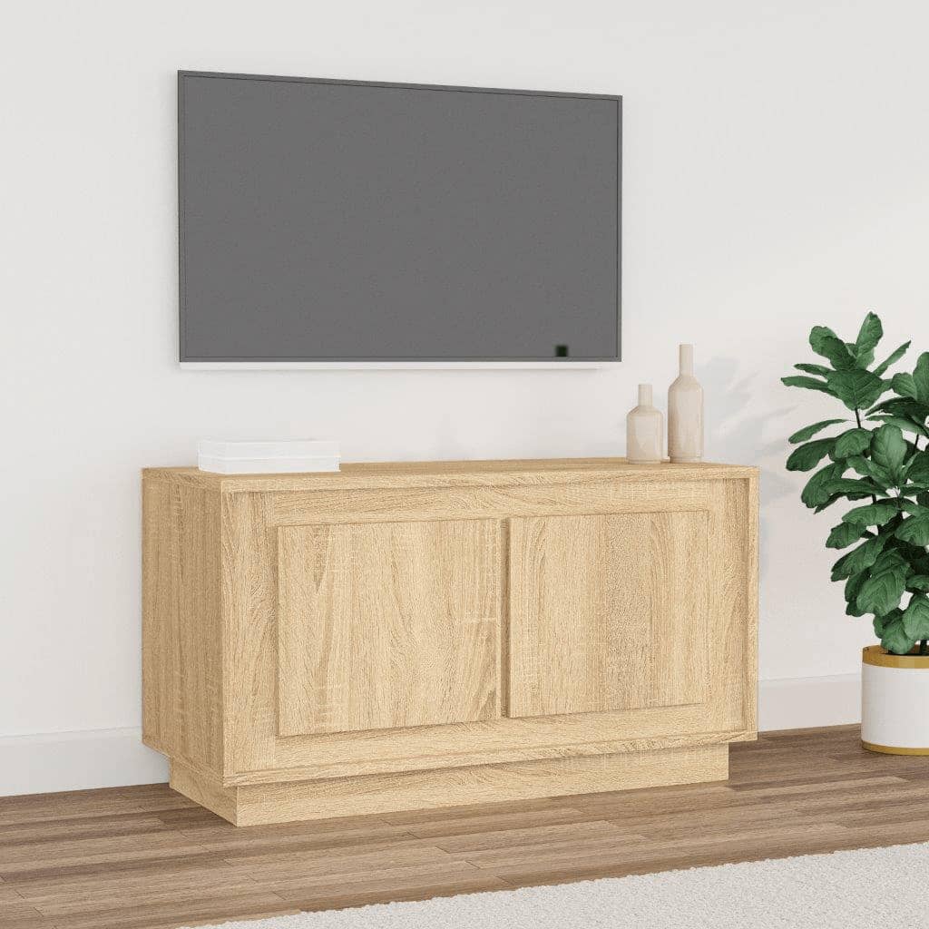 Tv Cabinet 80X35X45 Cm Engineered Wood