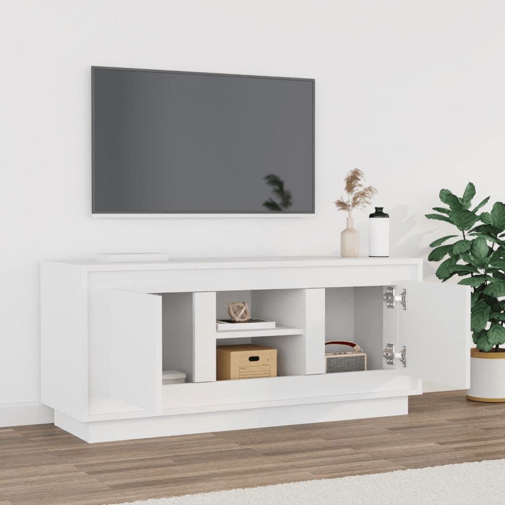 Tv Cabinet 102X35X45 Cm Engineered Wood
