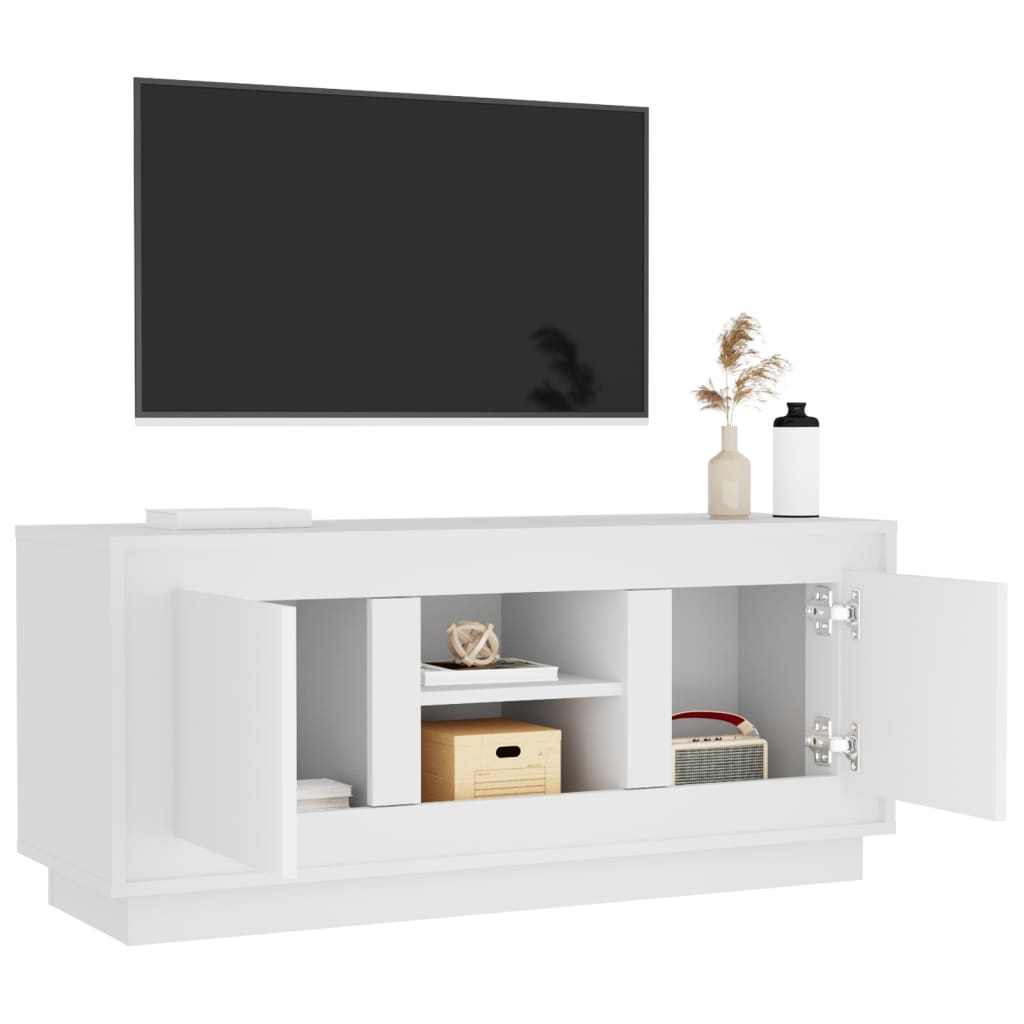 Tv Cabinet 102X35X45 Cm Engineered Wood