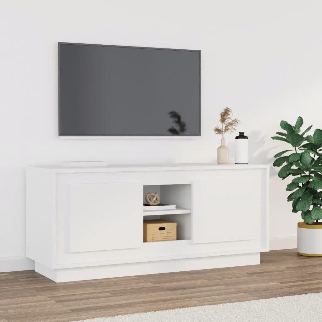 Tv Cabinet 102X35X45 Cm Engineered Wood