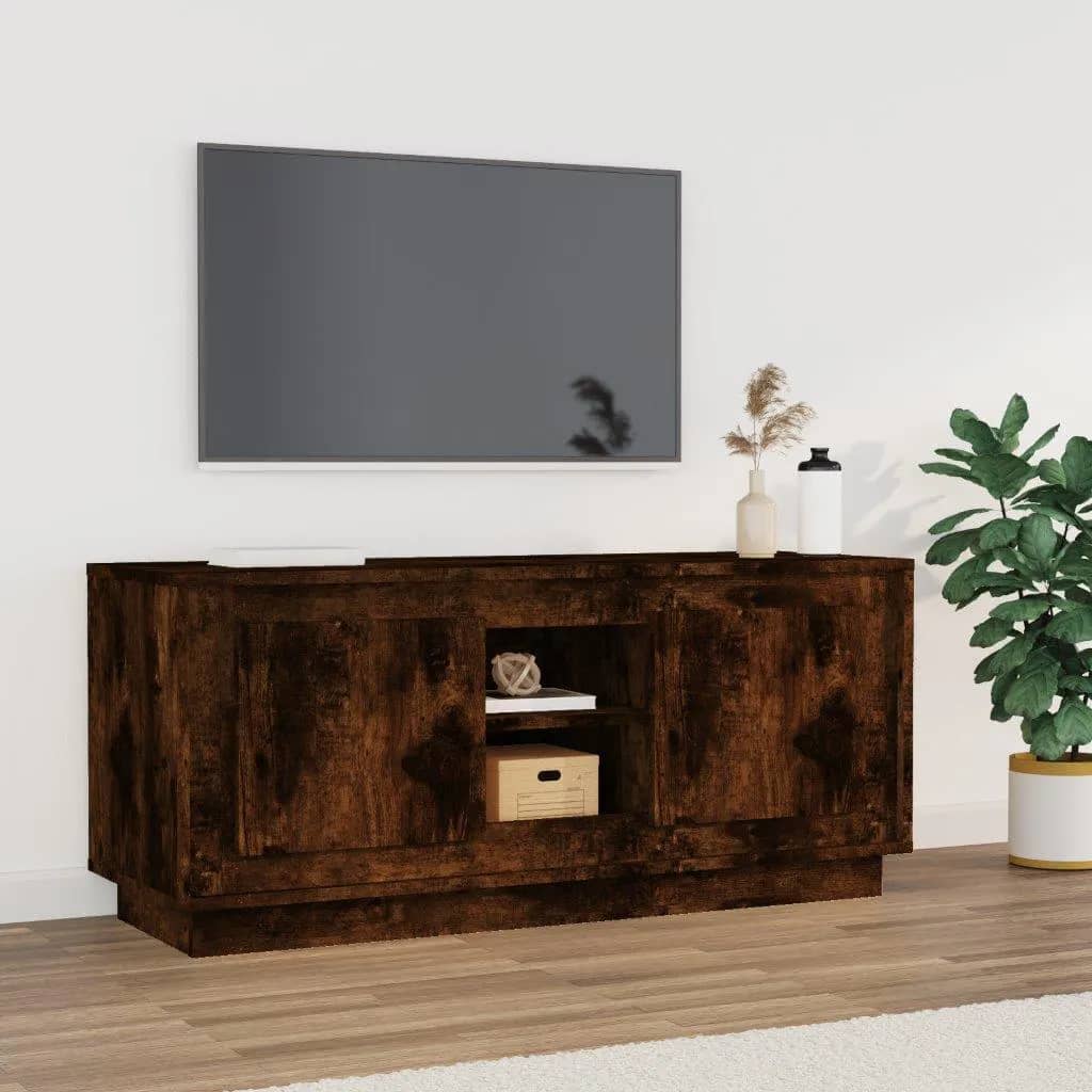 Tv Cabinet 102X35X45 Cm Engineered Wood